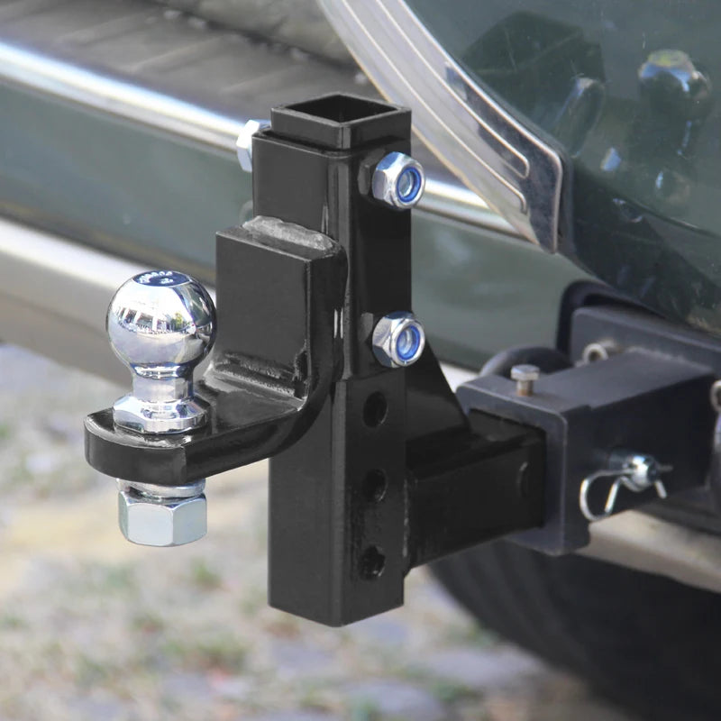 Adjustable Lifting Trailer Arm Fits Rear Bumper with 2inch Receiver Use Tow Hook Parts Trailer Hitch Camping Car Accessories 5