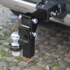 Adjustable Lifting Trailer Arm Fits Rear Bumper with 2inch Receiver Use Tow Hook Parts Trailer Hitch Camping Car Accessories 6