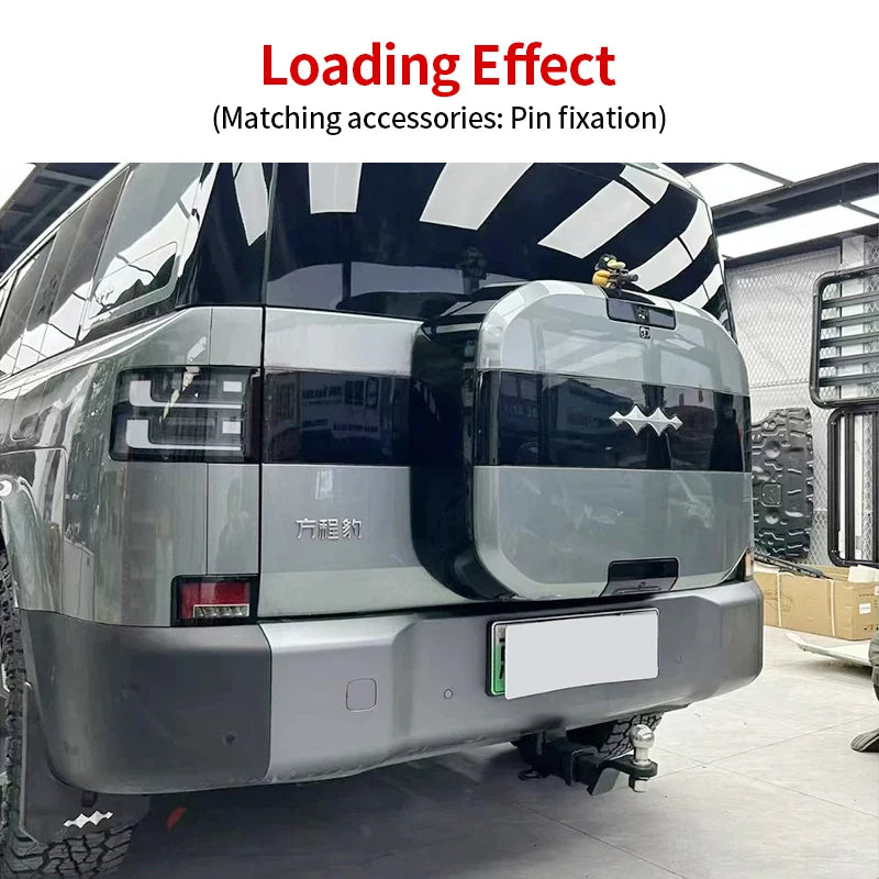 For BYD Equation Leopard Tai 7 Car Tow bar Parts Steel Trailer Rear Bumper Towing Hook Vehicle Trailer Hitch Accessories Caravan 4