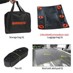 New 580L Foldable 500D PVC Waterproof Roof Rack Bag SUV Cargo Carrier Trailer Parts Accessories 4
