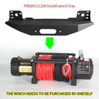 For LC300 Steel Front Winch Tray Bracket Parts Winch Mounting Rack Holder Winch Frame Trailer Hitch Car Winch Cradle Accessories 3