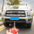 2023 New Haval H5 Steel Front Bumper Winch Tray Bracket Parts Winch Mounting Rack Holder Trailer Hitch Frame Car Accessories 5