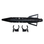 New Missile/Rocket Shaped 5L Aluminum Alloy Outdoor Water Tank Portable Fuel Drum 4x4 Trailer Hitch Exterior Car Accessories 5