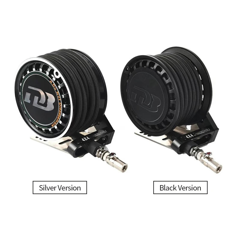 4x4 Offroad Automatic Retract Air Hose Reel Stainless Steel Bracket Universal Parts for Tire Inflation High-Pressure Car Wash 2