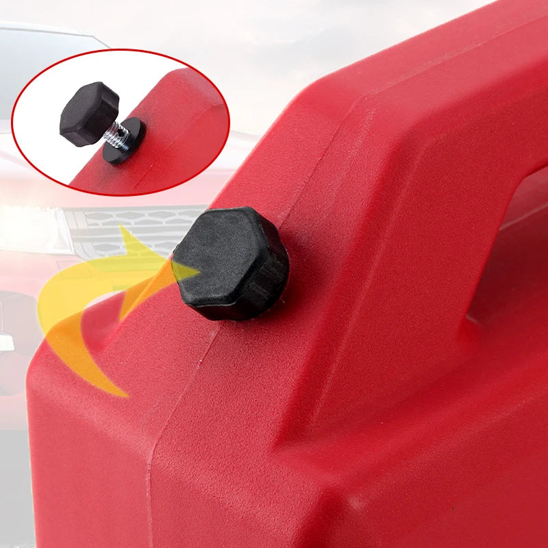 Light Plastic 7.5L/2-Gallon Oil Drum for Trailer Parts Black Car Mounted Convenience Bucket & Accessories 4