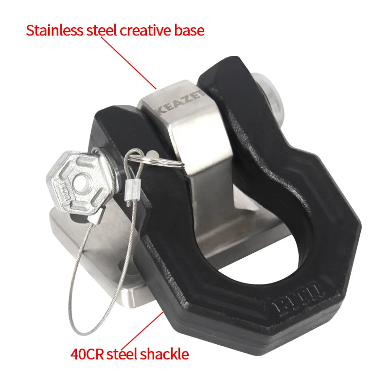 40CR Steel Trailer Tool Trailer Hook Powerful Bow Type Shackle Special for Off-road Trailer Hitch Camp Trailer Accessories 6