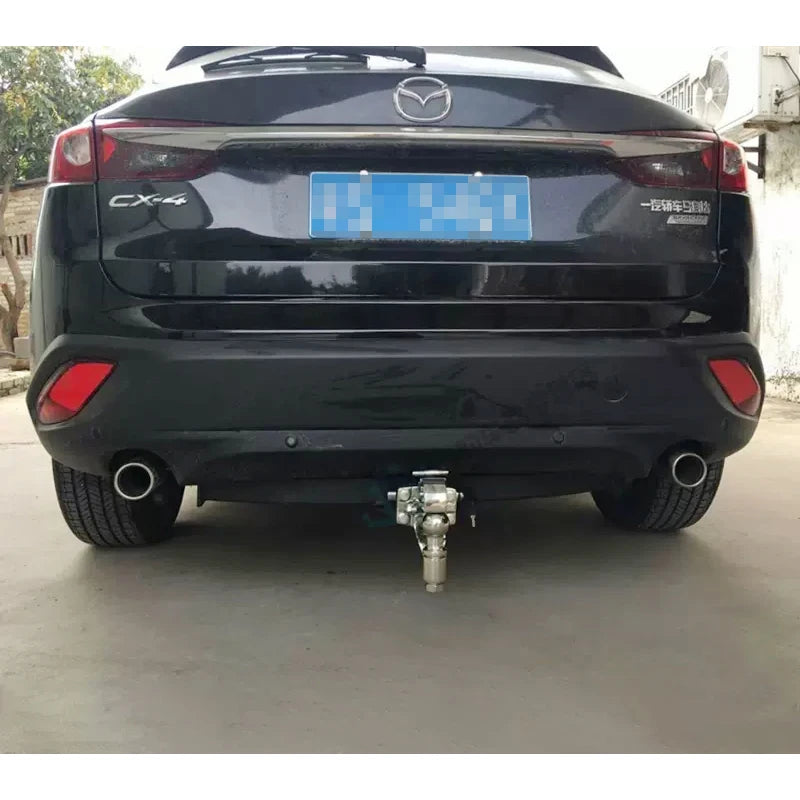 For Mazda CX4 Steel Rear Bumper Offroad Car Tow bar Refit Hitch Parts Towing Hook Vehicle Caravan Trailer Hitch Accessories 4