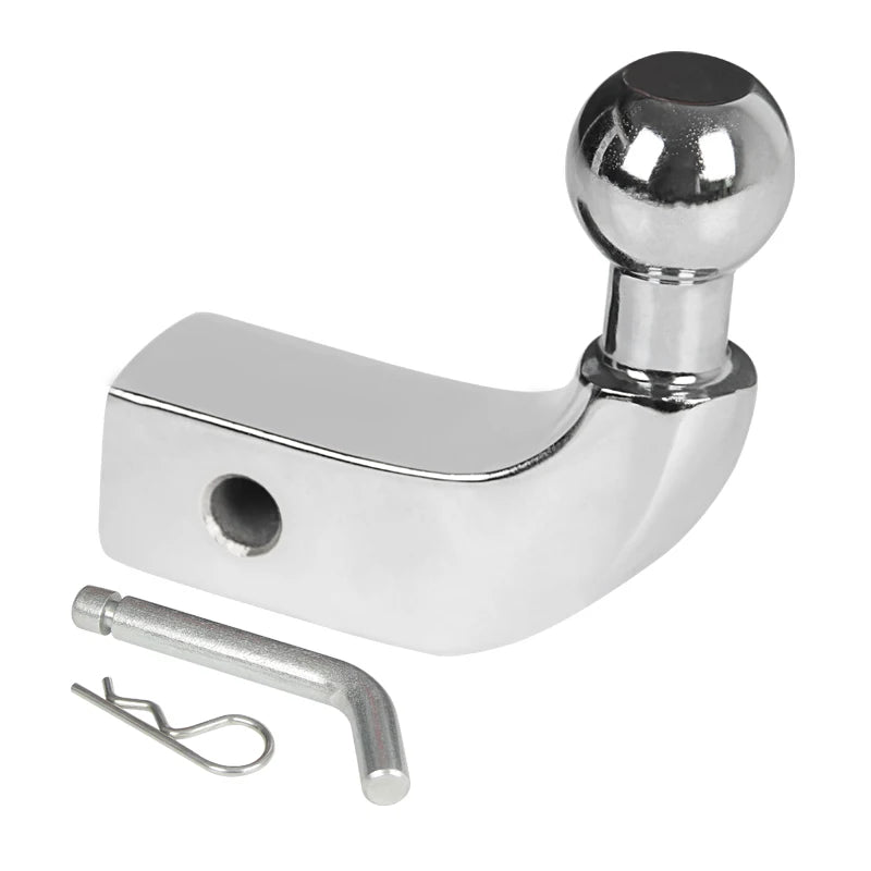 Solid 2" Trailer Ball Joint Tow Hook Electroplate Style Trailing Arm Off-road Refit Trailer Hitch Parts Camp Trailer Accessories 1