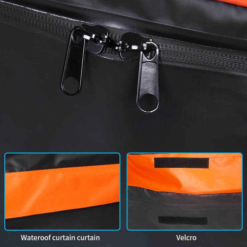 High-Capacity 500D PVC Waterproof Roof Carrier Bag Large 750L Car Rooftop Cargo for Trailer Parts & Accessories 5
