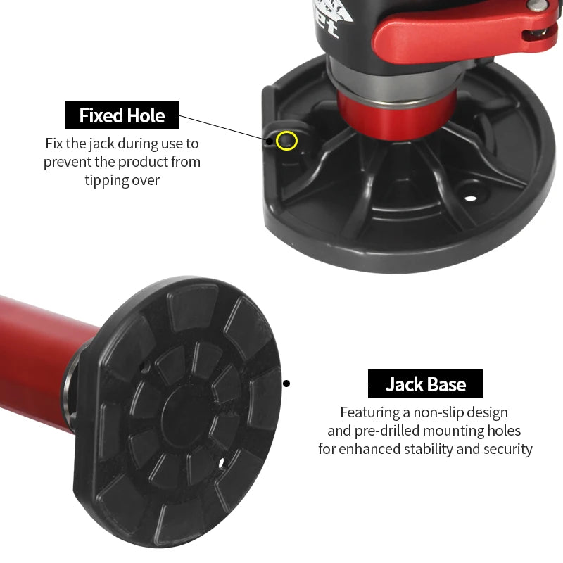 Customizable 2Ton Hydraulic Jack Car Offroad Rescue Tools Set OEM Hand Monkey Climbing Jack Pole Trailer Hitch Accessories Parts 3