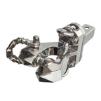Stainless Steel Trailer Hook Match 2in Receiver Handing Ring and Safely Shackle Parts Trailer Hitch Arm Camping Car Accessories 3