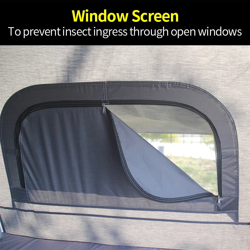 Waterproof Outdoor Camping Inflatable Tent Multi Purpose Tentage with windows Portable Water-resistant Trailer Hitch Accessories 5