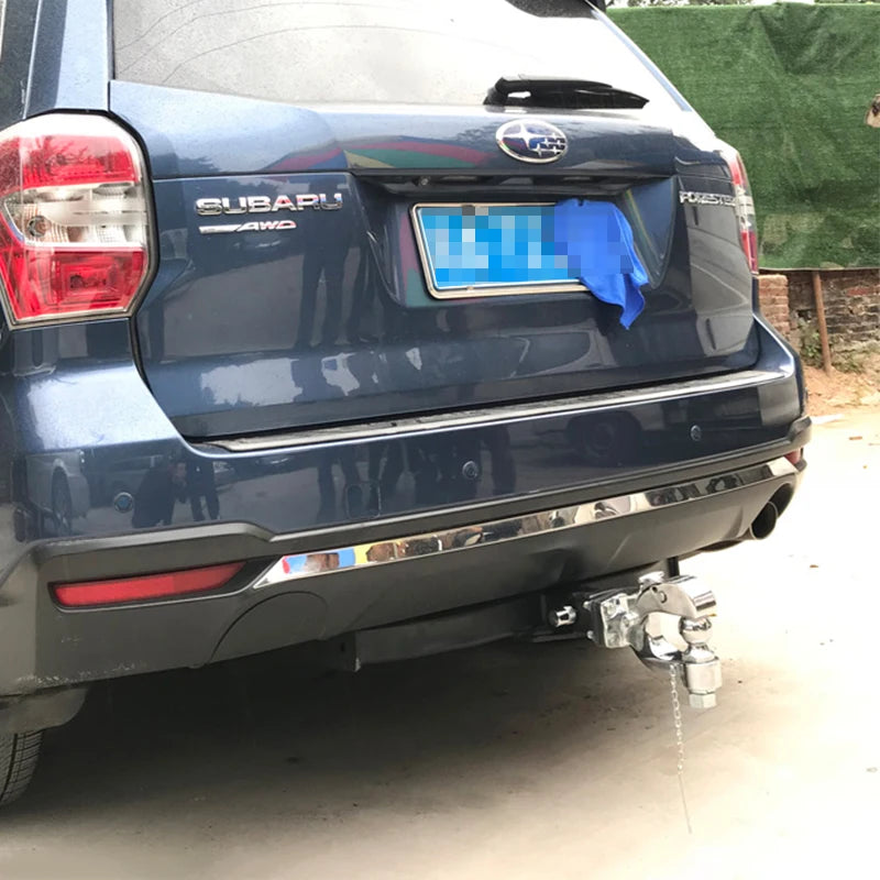 For Subaru Forester Steel Trailer Rear Bumper Parts Car Tow bar Towing Hook Vehicle Trailer Hitch Accessories Coupling Device 6