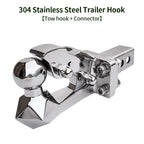 Stainless Steel Trailer Hook Match 2inch Receiver of Rear Bumper Off-road Refit Parts Trailer Hitch Arm Camping Car Accessories 1