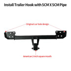 For BYD Equation Leopard Tai 3 Steel Trailer Rear Bumper Parts Car Tow bar Towing Hook Vehicle Trailer Hitch Accessories Caravan 2