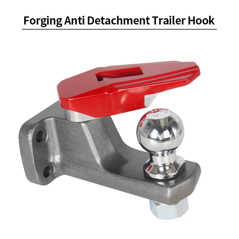 Universal Model Towing Refit Parts 85x45mm Install Hole of Rear Bumper 2inch 6000lb Ball Tow Hook Trailer Hitch Accessories 1