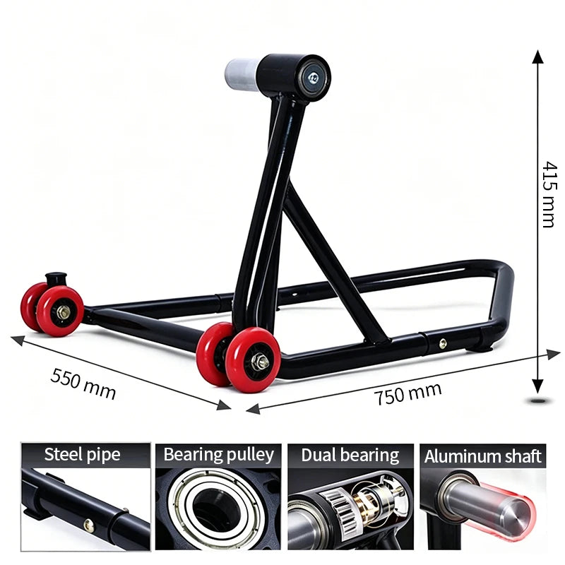 Motorcycle Single Arm Repair Support Stand Fit for Ducati Maintenance Wheel Holding Bracket Garage Workshop Service Lifting Tool 2