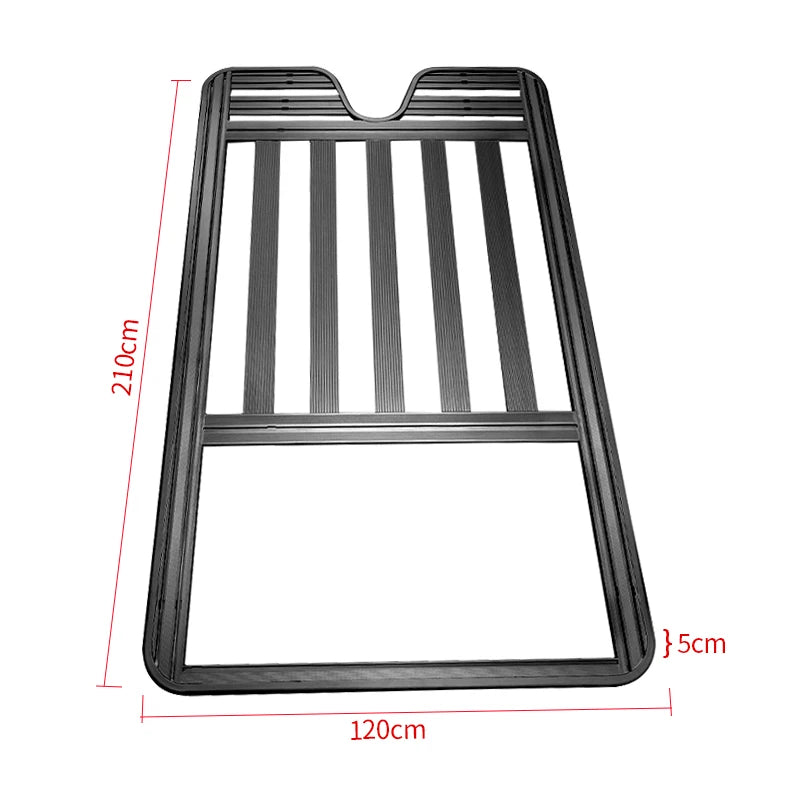 Tank Series JETOUR Traveler BJ30/40 Car Roof Platform Aluminum Alloy Tray Roof Rack Platform Trailer Hitch Flat Roof Rack Parts 3