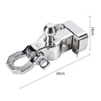 Stainless Steel Shackle Trailer Hook and 85x45mm Screw Hole Spacing Pintle Tow Hook Parts Trailer 50mm Hitch Ball Accessories 4
