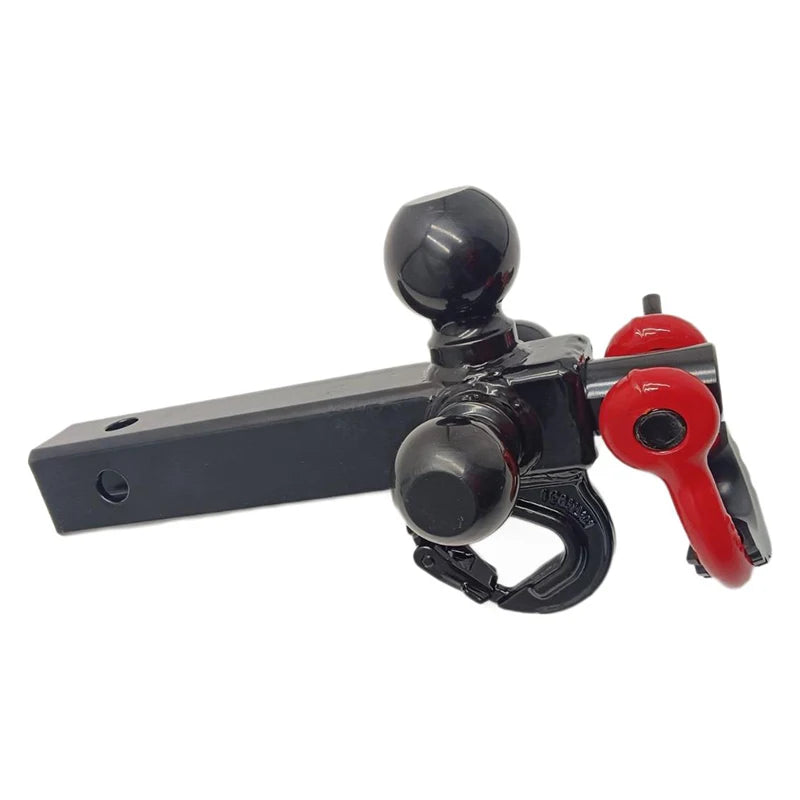 Trailer Hitch With Three Ball Trailer Arm Detachable Buckle and 360 Degree Rotation RV Tow Hook Parts Camp Trailer Accessories 4