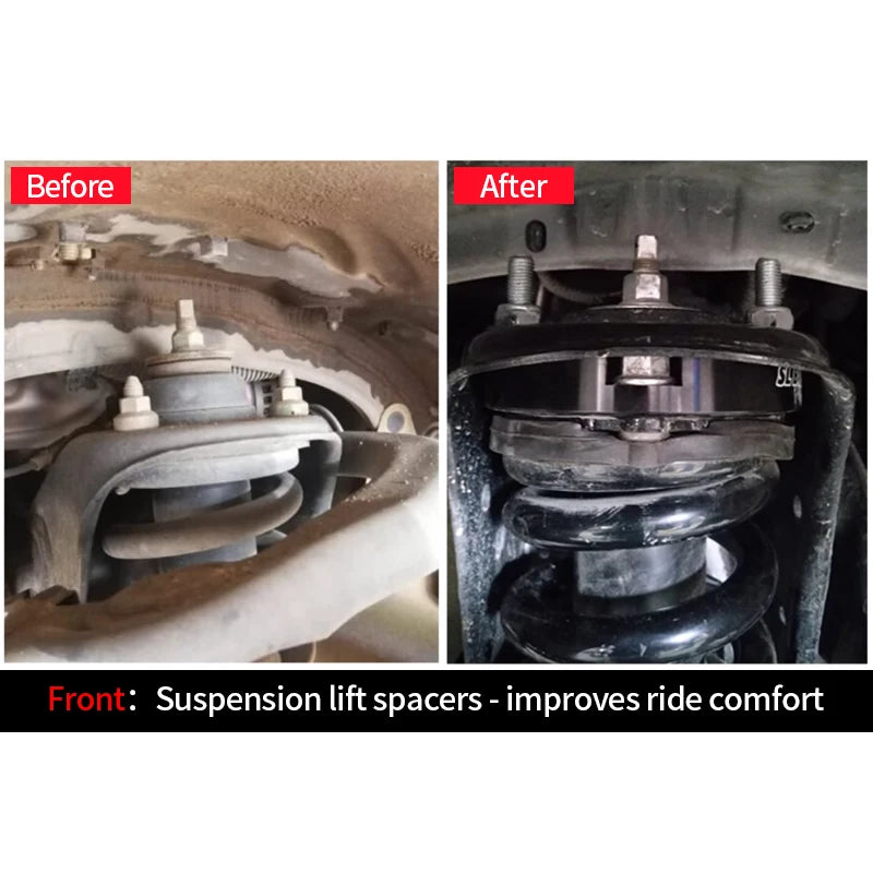 Fits for Navara and NP300 Raise the Cushion Block Front and Rear Suspension Lift Spacers Kits Trailer Hitch Car Accessories 4
