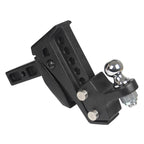 Heavy Duty Adjustable Trailer Arm with Hitch Ball Tow Hook Fits Rear Bumper 2inch Receiver Camp Trailer Car Accessories 3