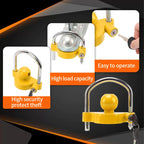 Heavy Duty Anti-Theft Trailer Coupler Lock Universal Adjustable Solid Steel Hitch Ball Security Rustproof Towing Device Parts 5