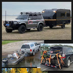 New PRADO Rear Bumper Refit Trailer Hook Heavy Duty Steel 12000lbs Max Payload Black 5