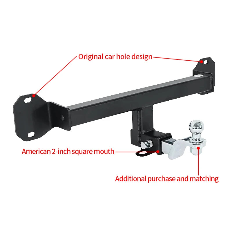 For BMW 4 Series Car Trailer Steel Rear Bumper Parts Tow bar Towing Hook Vehicle Trailer Hitch Accessories Coupling Device 6