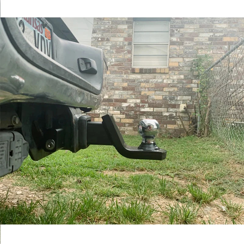 Integrated Tow Hook with 2 Inch Trailer Ball Heavy Duty Towing Hook 7500LBS Load Capacity Universal Trailer Hitch Ball for SUV 6