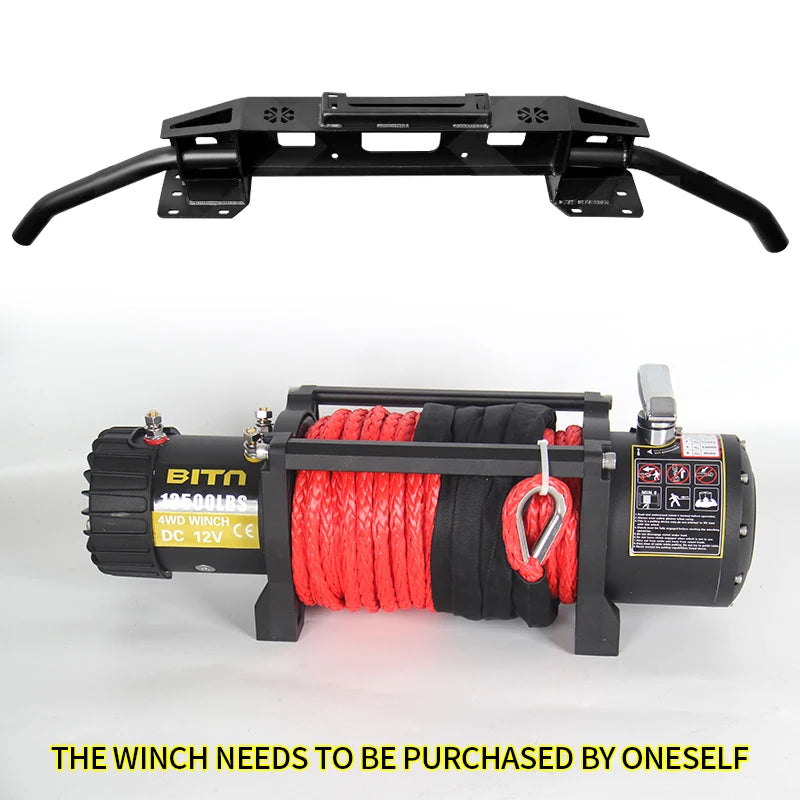 2026MY Tank400 Heavy Duty Front Winch Rack Steel Winch Tray Bracket Mounting Rack Holder Frame Car Trailer Hitch Accessories 3