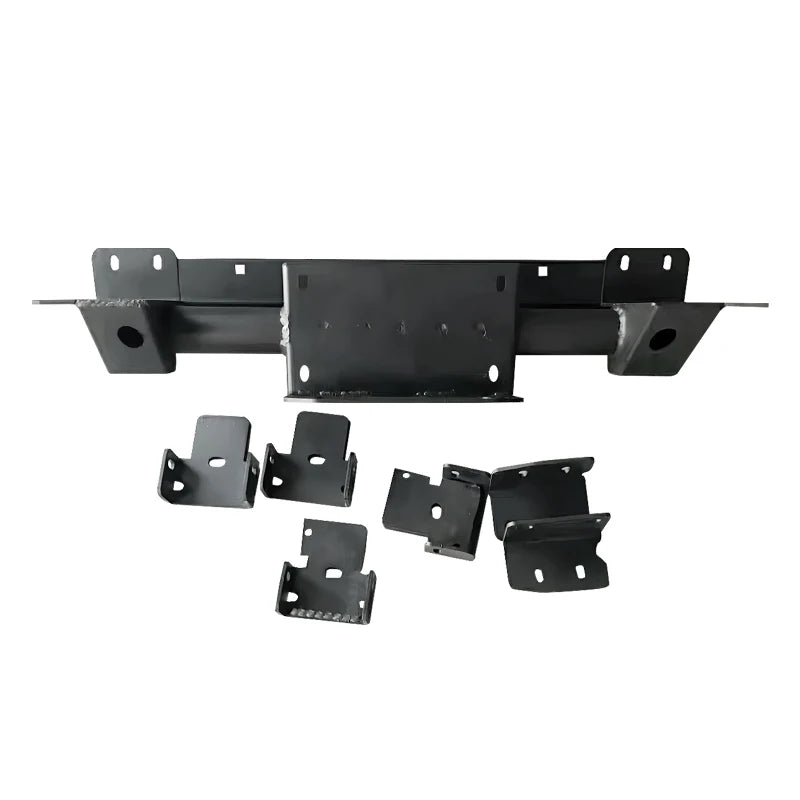 For Isuzu MU-X Steel Winch Tray Bracket Front Bumper Winch Cradle Parts Trailer Hitch Car Winch Mounting Rack Holder Accessories 1