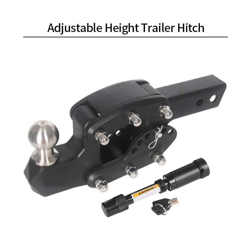 20000LB Multi Level Height Adjustable Trailer Hook for 2inch Receiver Rear Bumper Trailer Hitch Parts Tow Hook Car Accessories 1