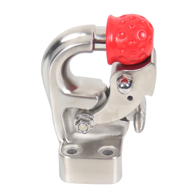 New European Style High Strength Stainless Steel Tow Hook LX570 Trailer Hitch Parts 7000lbs Max Payload Retrofit/Upgrade Car 4