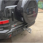 For LC300 LX600 Land Cruiser 304 Stainless Steel Trailer Hook Match 2inch Receiver Parts Trailer Hitch Camping Car Accessories 5