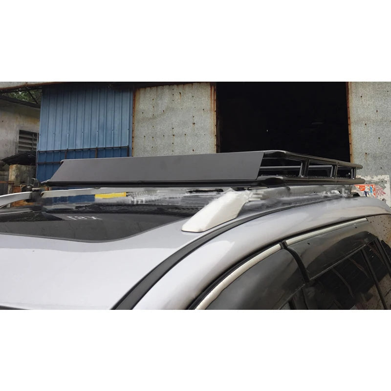 Customizable Size SUV Roof Top Rack Iron Material Outdoor Luggage Platform Carrier Trailer Hitch Camp Trailer Accessories 4