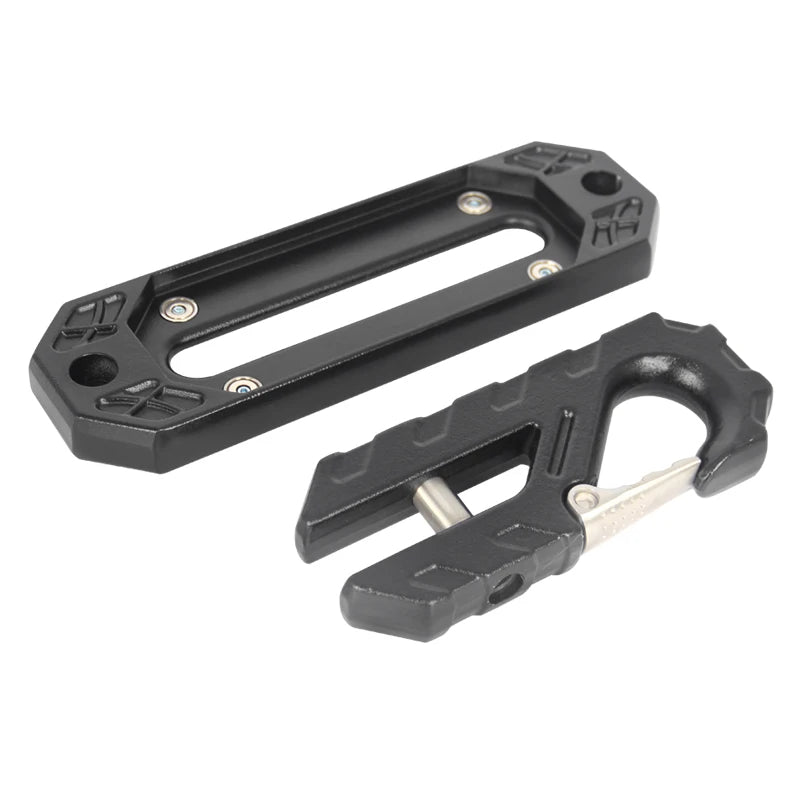 CNC 40CR Steel Forging Hawse Fairlead Rope Guide Port Winch Hook Parts 4x4 Off-Road Recovery Hook Trailer Hitch Car Accessories 5
