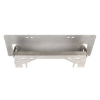 Stainless Steel Silver Front License Plate Frame Holder 45x15cm SUV Winch Trailer Hitch Parts Accessories Polished Bracket 2