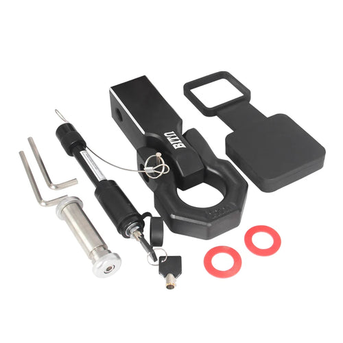 2-Inch Receiver Aluminum Alloy Square Trailer Arm Rear Bumper Installation for Easy Suspension for Trailer Hook 1