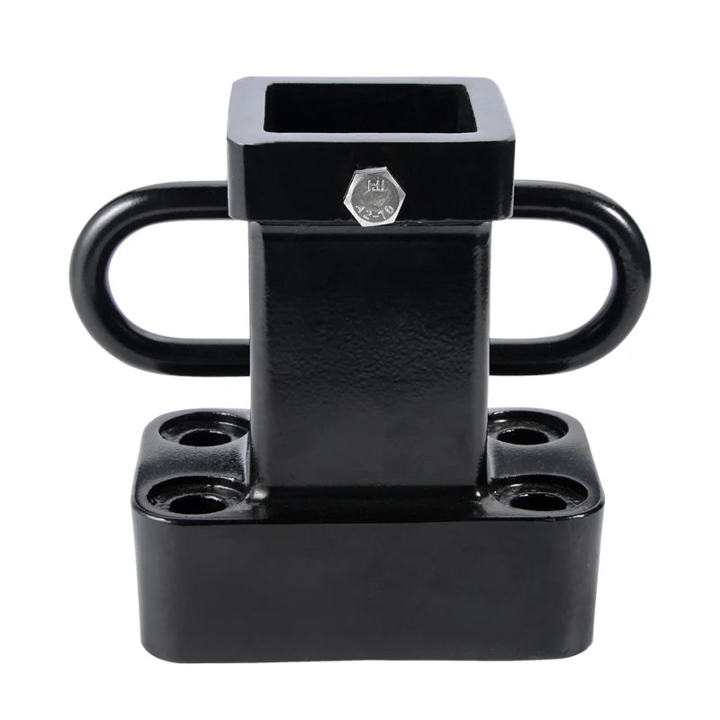 New Square Mouth Base Heavy Duty Steel 2-Inch Traction Device Trailer Car Accessories 7000lbs Load Capacity for LX570 1