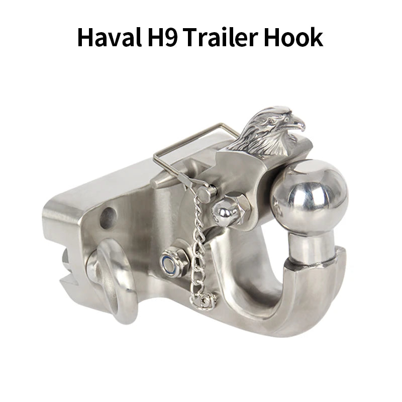 HAVAL H9 Steel Trailer Hitch with Tow Ball Towing Hook for Rear Bumper Original Car Hole Distance Camp Trailer Car Accessories 1