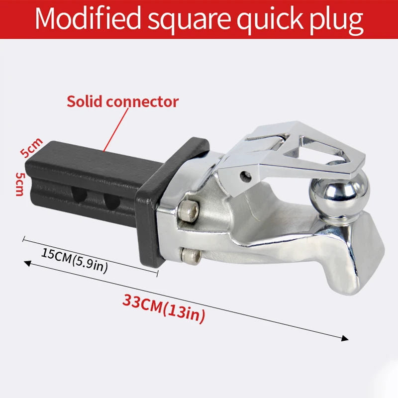 Forging Viper Trailer Hook Rear Bumper Install 85mm X 45mm Hole Trailer Hitch Camp Trailer Accessories Tow Hook 5