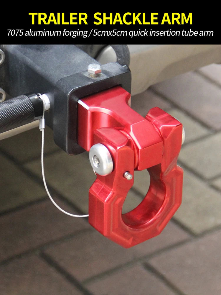 15T/33000lb 7075 Aluminum Tow Arm Hook, Off Road Modification Trailer Towing Device Car Accessories,Trailer Hitch Parts 6