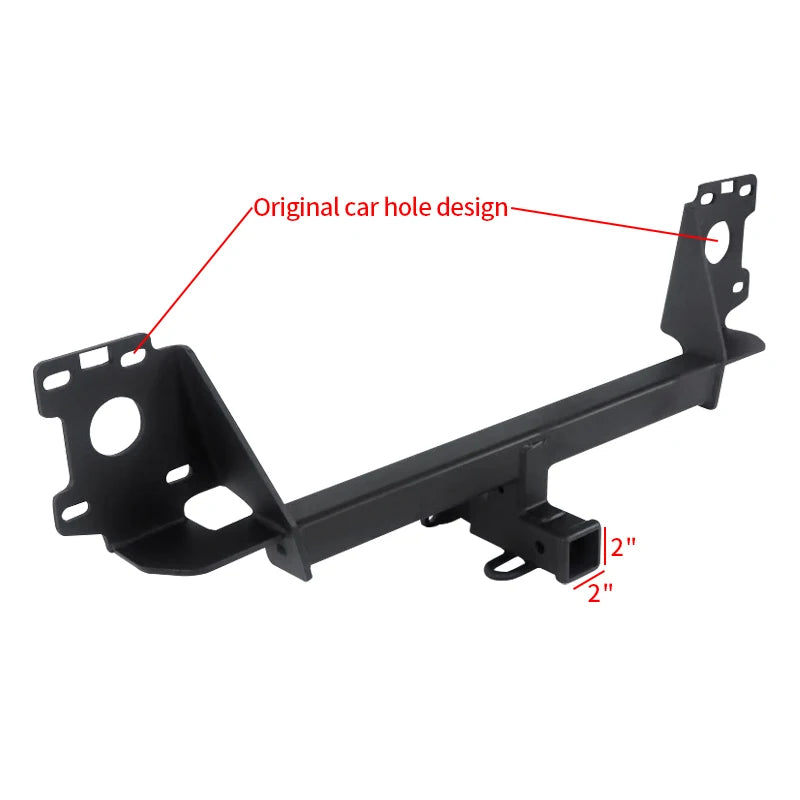 For Audi 2016-2022 New Q7 SUV Trailer Steel Rear Bumper Parts Car Tow bar Towing Hook Vehicle Trailer Hitch Accessories Coupling 5