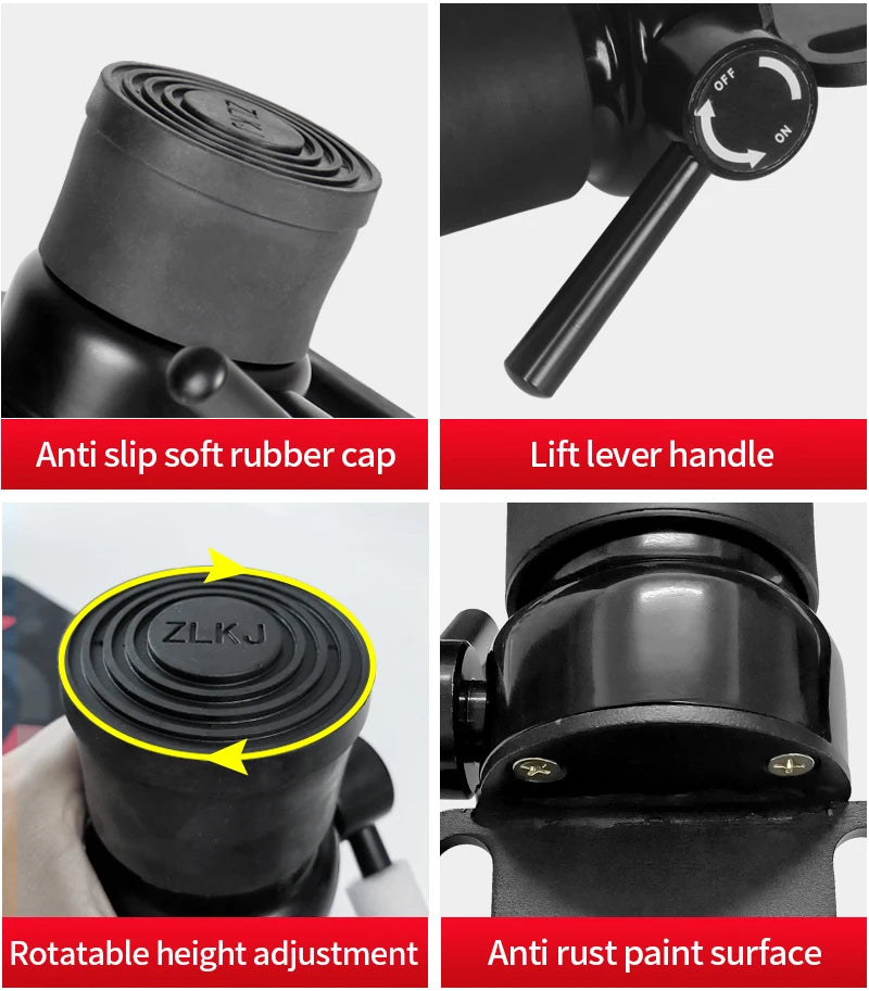 New Pajero Rear Door Spare Tire Lifter Rubber+Steel 50kg Max Payload Press Adjust Lifting Lowering Function Trailer Parts 5