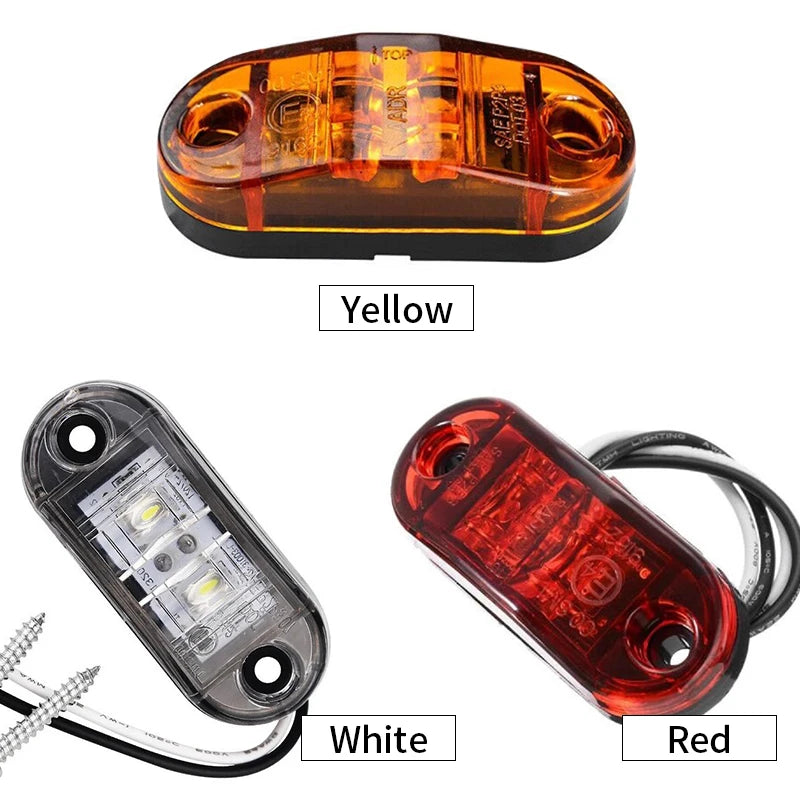 High Quality LED Piranha Truck Edge Lights, LED Truck signal Lights, Trailer Lights Trailer Hitch Modified Accessories 2