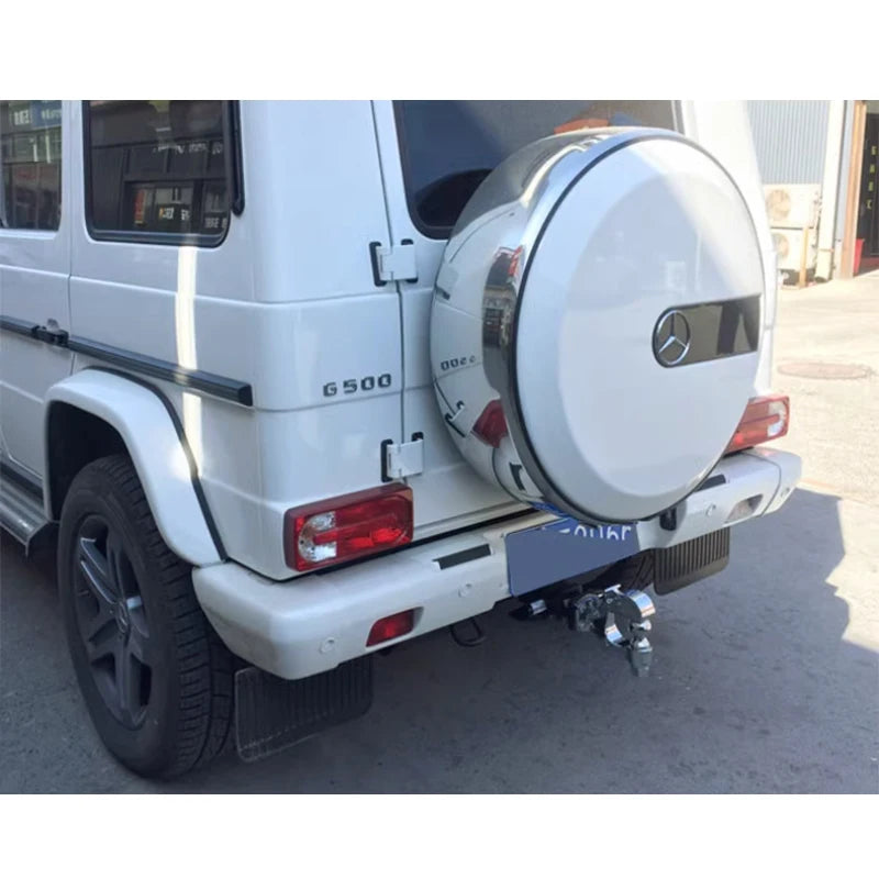 For Benz G350 G500 2-inch square Mouth Base Trailer Steel Rear Bumper Car Tow bar Towing Hook Vehicle Trailer Hitch Accessories 5