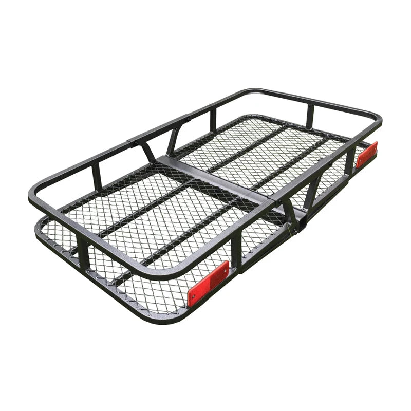 SUV Rear Luggage Compartment Foldable Mesh Large Capacity Outdoor Travel Basket Rack Trailer Hitch Camp Trailer Accessories 1