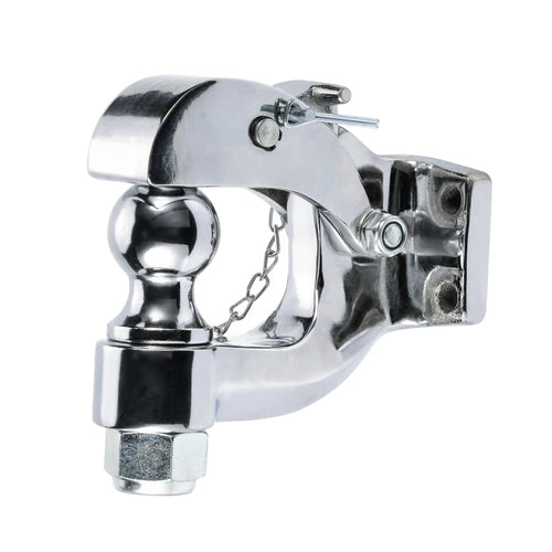 8Ton Electroplated Steel Trailer Hitch and 85x45mm Hole Pintle Tow Hook Parts High Quality Trailer Ball Accessories 1