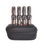 Automatic Pressure Relief Valve Set of 4 Brass Tire Deflation Valves Bite Force 30kg (448psi) Universal Parts 1